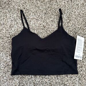 Lululemon Align Cropped Cami Tank Top (Black)